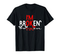 I Am Ok Broken Mental Health Sweatshirt - Custom Art Print for Adults - T-Shirt, Sweatshirt, Hoodie