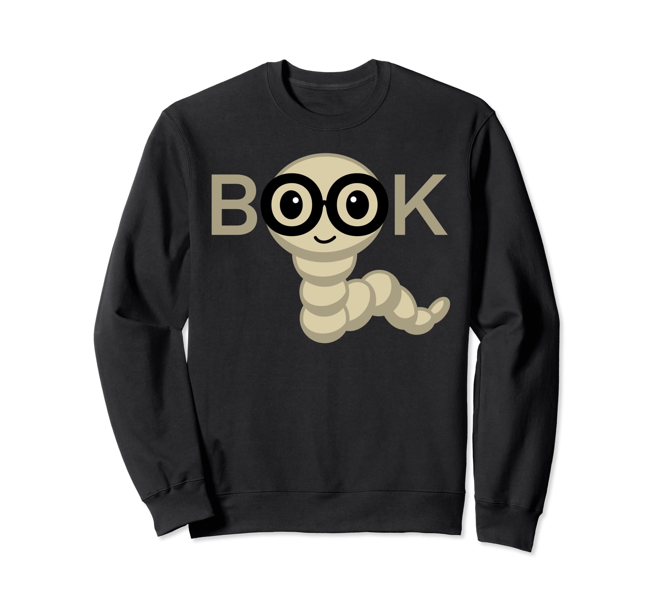 Book Worm Reading Sweatshirt - Streetwear Style for Adults - T-Shirt, Sweatshirt, Hoodie