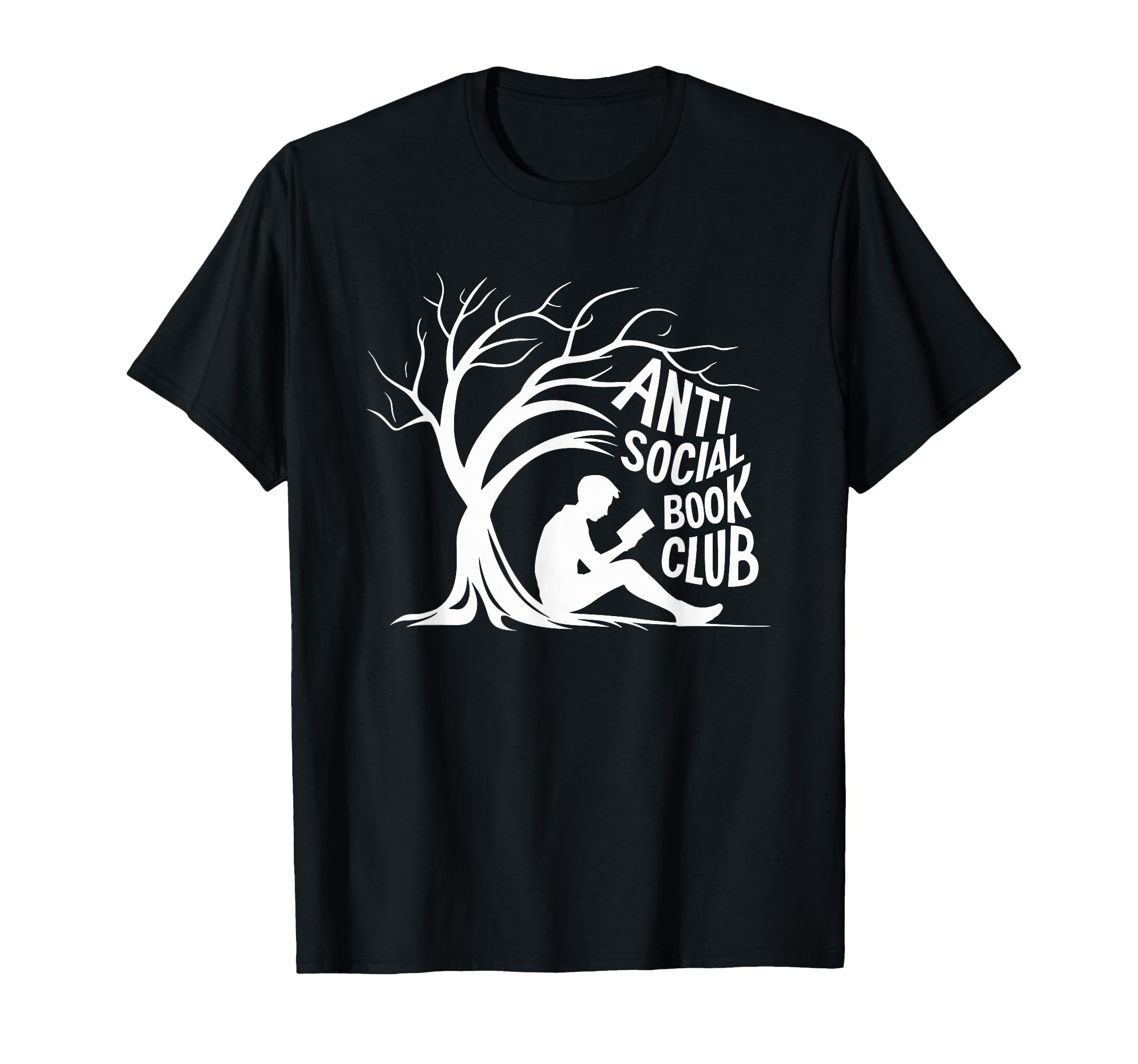 Anti Social Book Club Introvert Reader T-Shirt - Novelty Apparel Unisex - T-Shirt, Sweatshirt, Hoodie