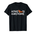 Adhd Is Awesome Squirrel Funny Mental T-Shirt - Trendy Graphic Unisex - T-Shirt, Sweatshirt, Hoodie