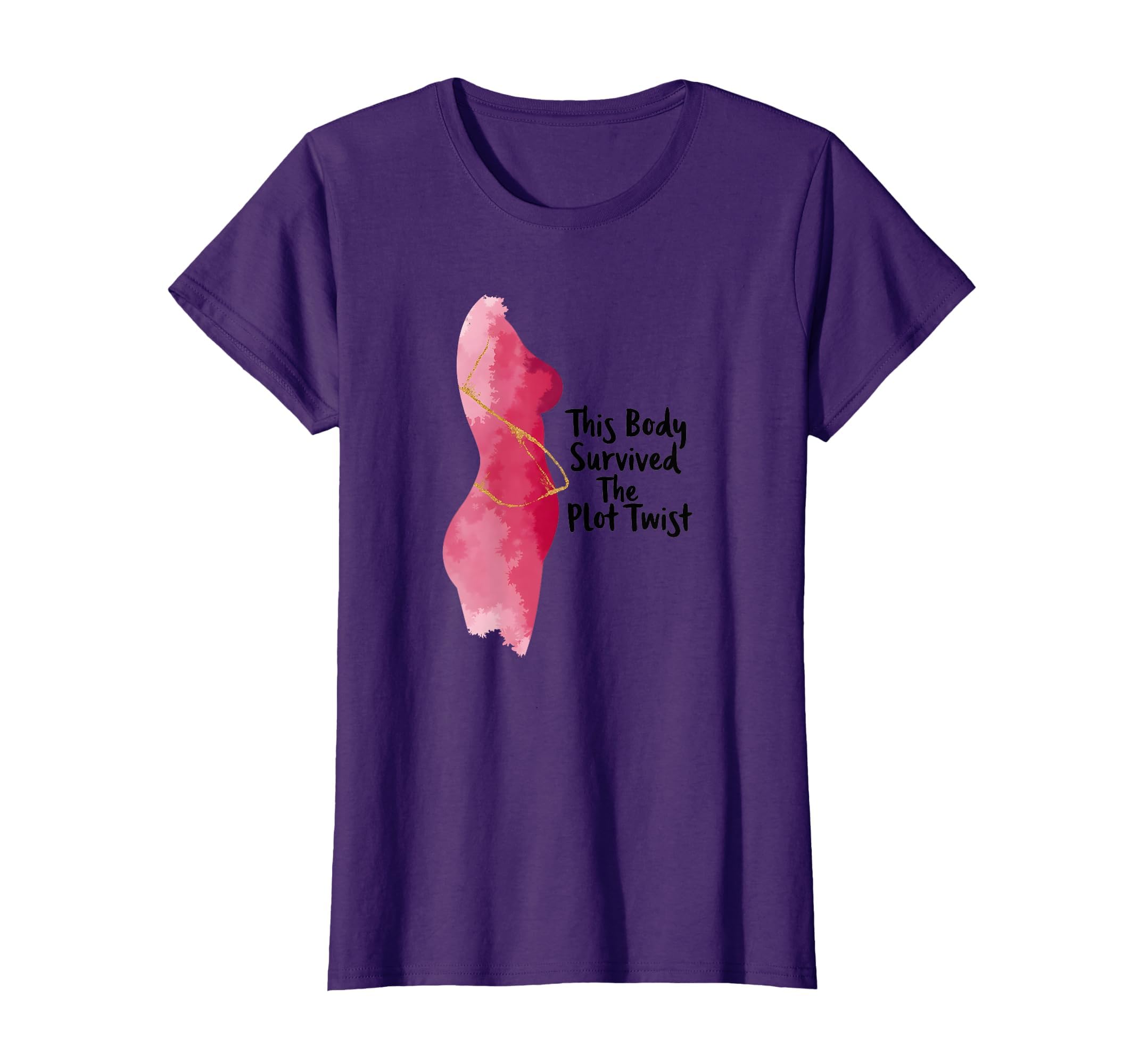 Breast Cancer Survivor Plot Twist T-Shirt - Casual Everyday Wear Unisex - T-Shirt, Sweatshirt, Hoodie