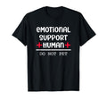 Emotional Support Human Dog Owner T-Shirt - Minimalist Print Unisex - T-Shirt, Sweatshirt, Hoodie