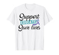 Support Educate Save Lives Suicide T-Shirt - Graphic Print Men Women - T-Shirt, Sweatshirt, Hoodie