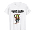 Funny Cowboy Frog Hold Partner Im T-Shirt - Fun Novelty Design for Adults - T-Shirt, Sweatshirt, Hoodie
