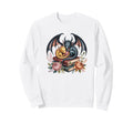 Book Dragon Bookish Floral Librarian Sweatshirt - Trendy Graphic Unisex - T-Shirt, Sweatshirt, Hoodie