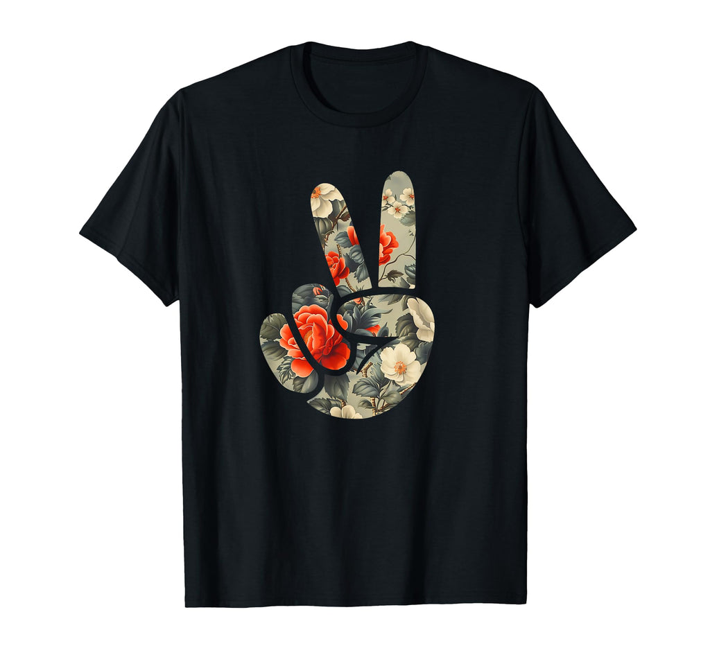 Elegant Silhouette Wildflowers T-Shirt - Streetwear Style for Adults - T-Shirt, Sweatshirt, Hoodie