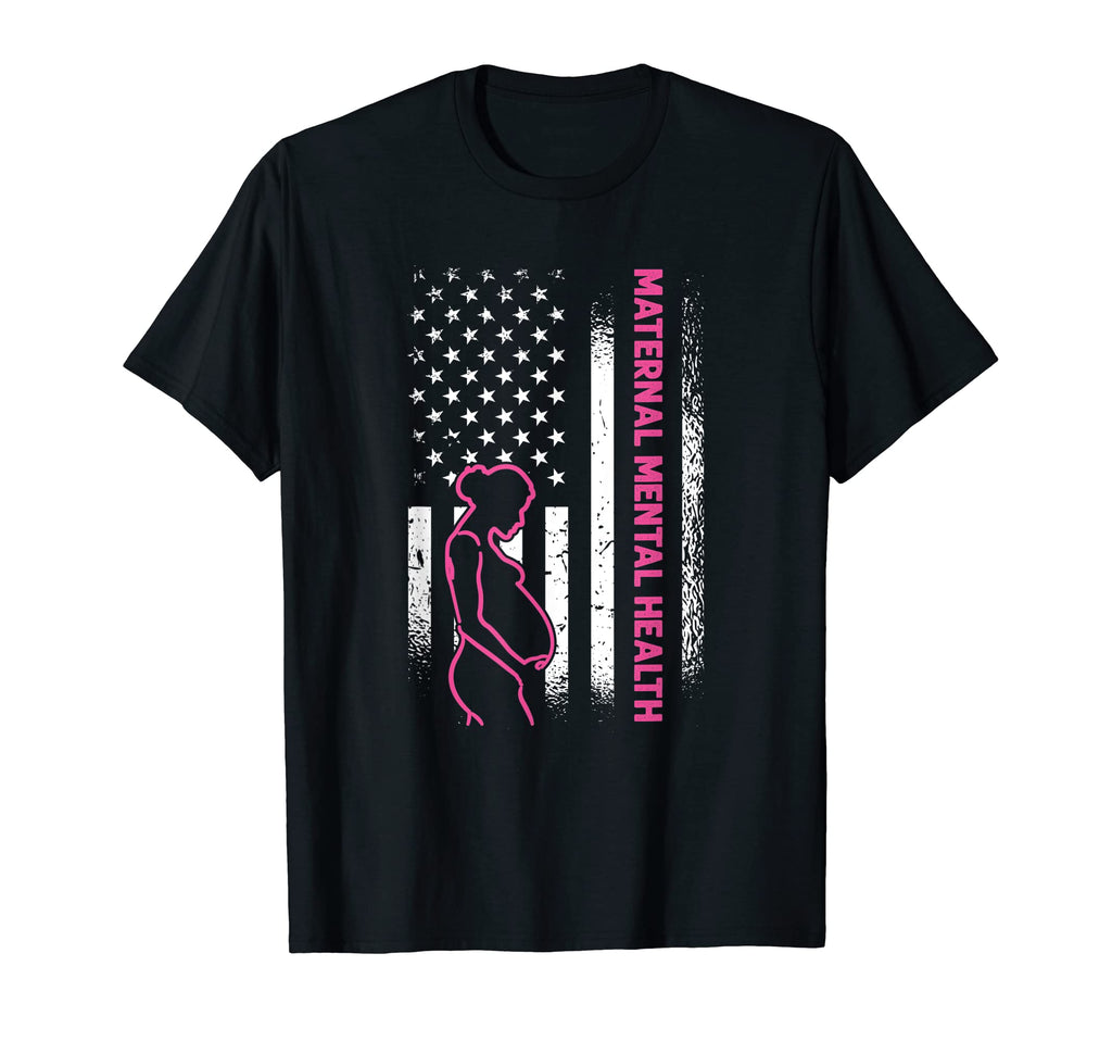 American Maternal Mental Health Awareness T-Shirt - Streetwear Style Unisex - T-Shirt, Sweatshirt, Hoodie