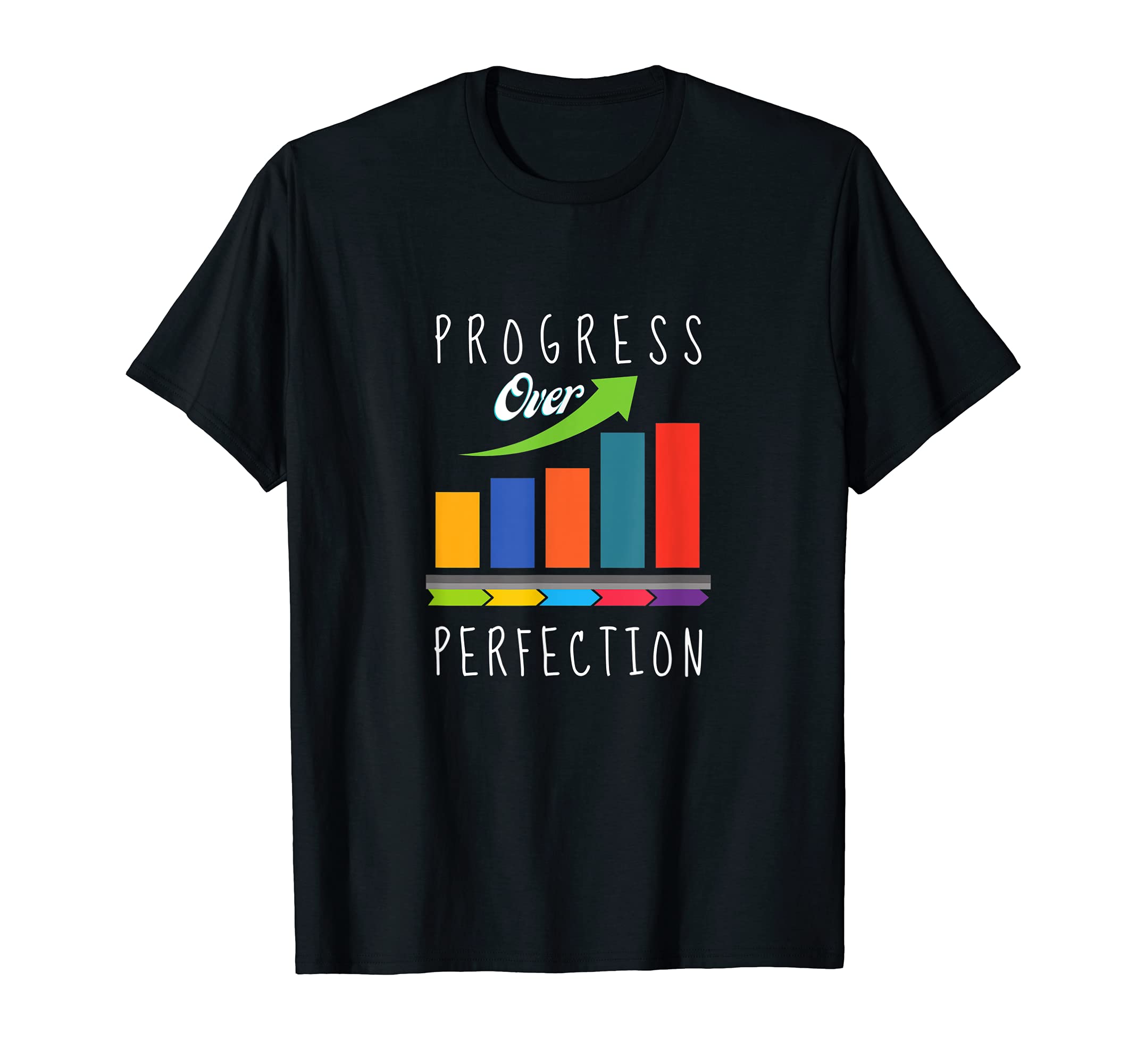 Progress Over Perfection Teaching T-Shirt - Casual Everyday Wear Men Women - T-Shirt, Sweatshirt, Hoodie
