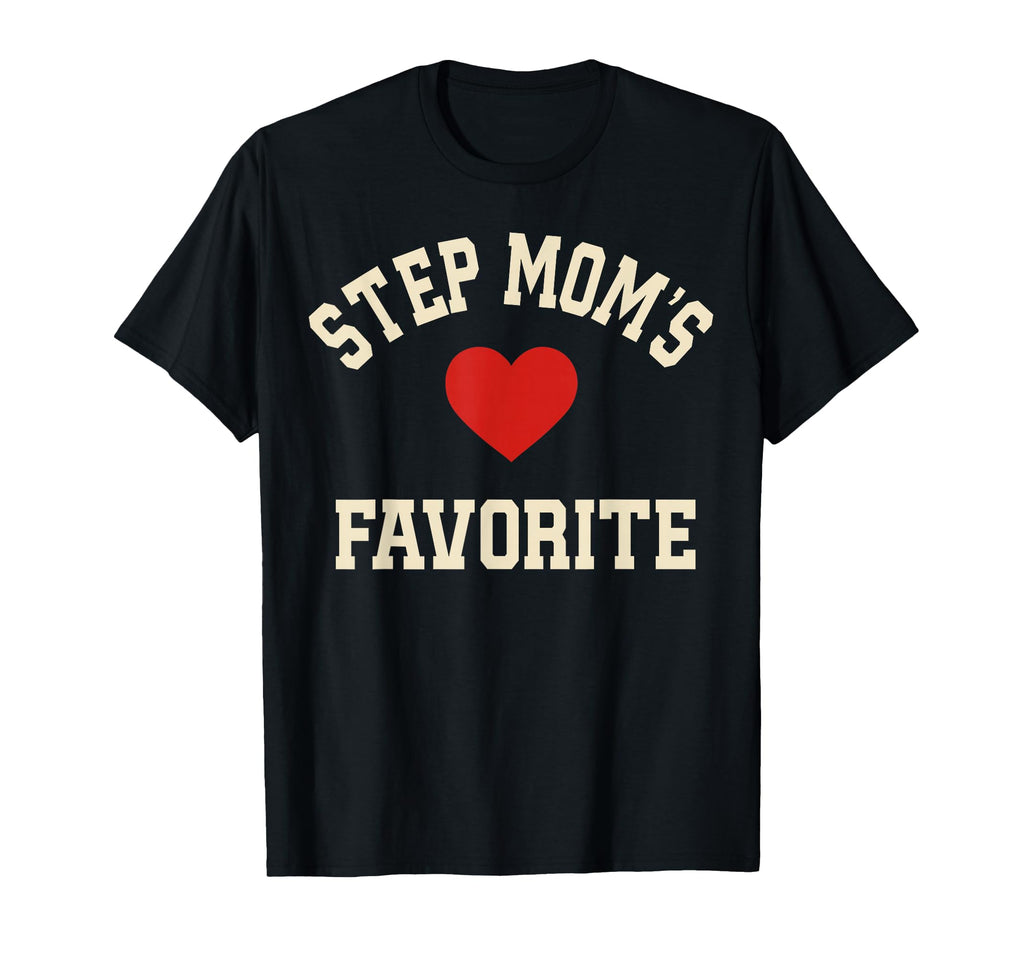 Funny Step Moms Favorite Heart Son T-Shirt - Trendy Graphic Unisex - T-Shirt, Sweatshirt, Hoodie