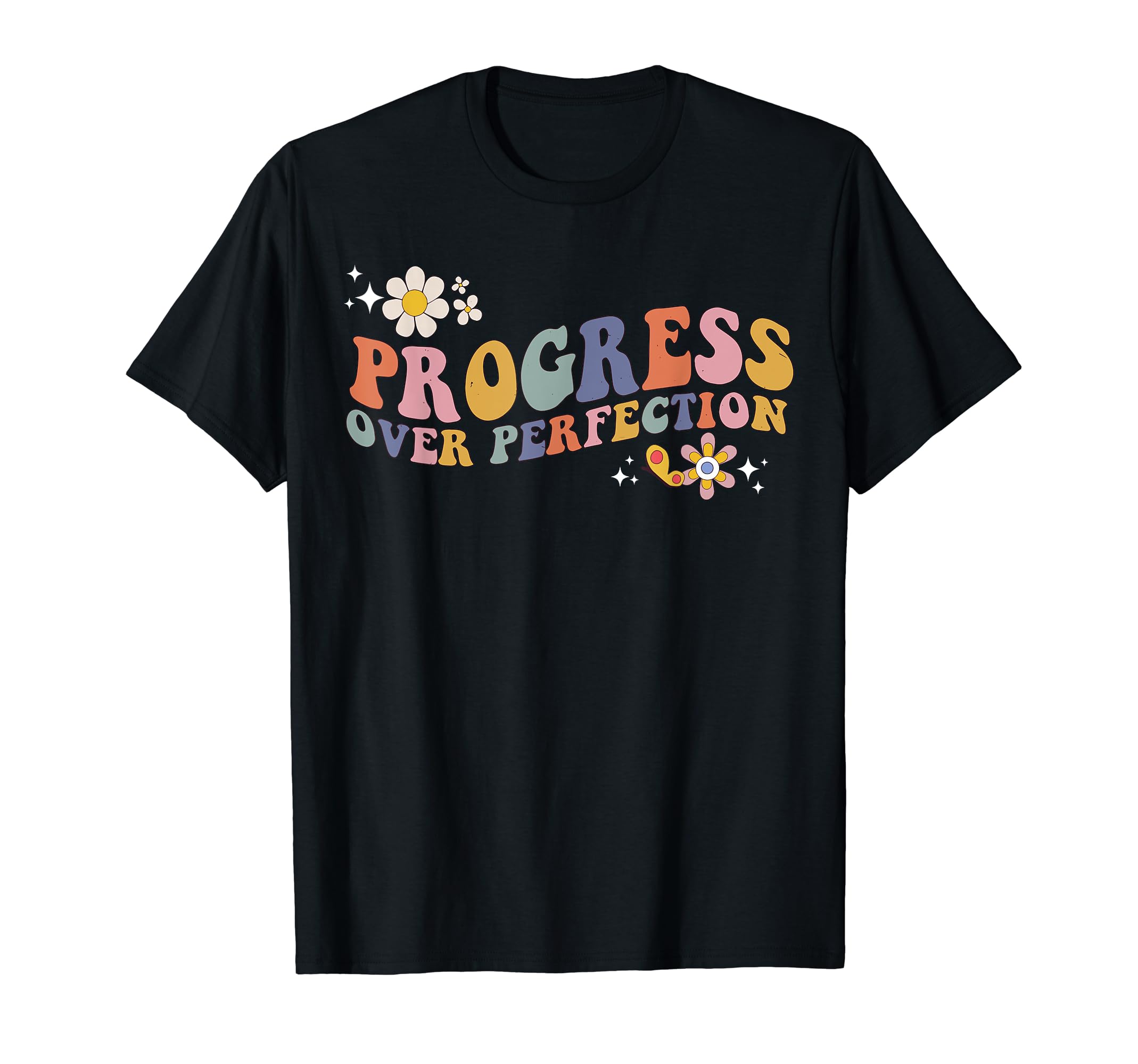Groovy Floral Progress Over T-Shirt - Streetwear Style Men Women - T-Shirt, Sweatshirt, Hoodie