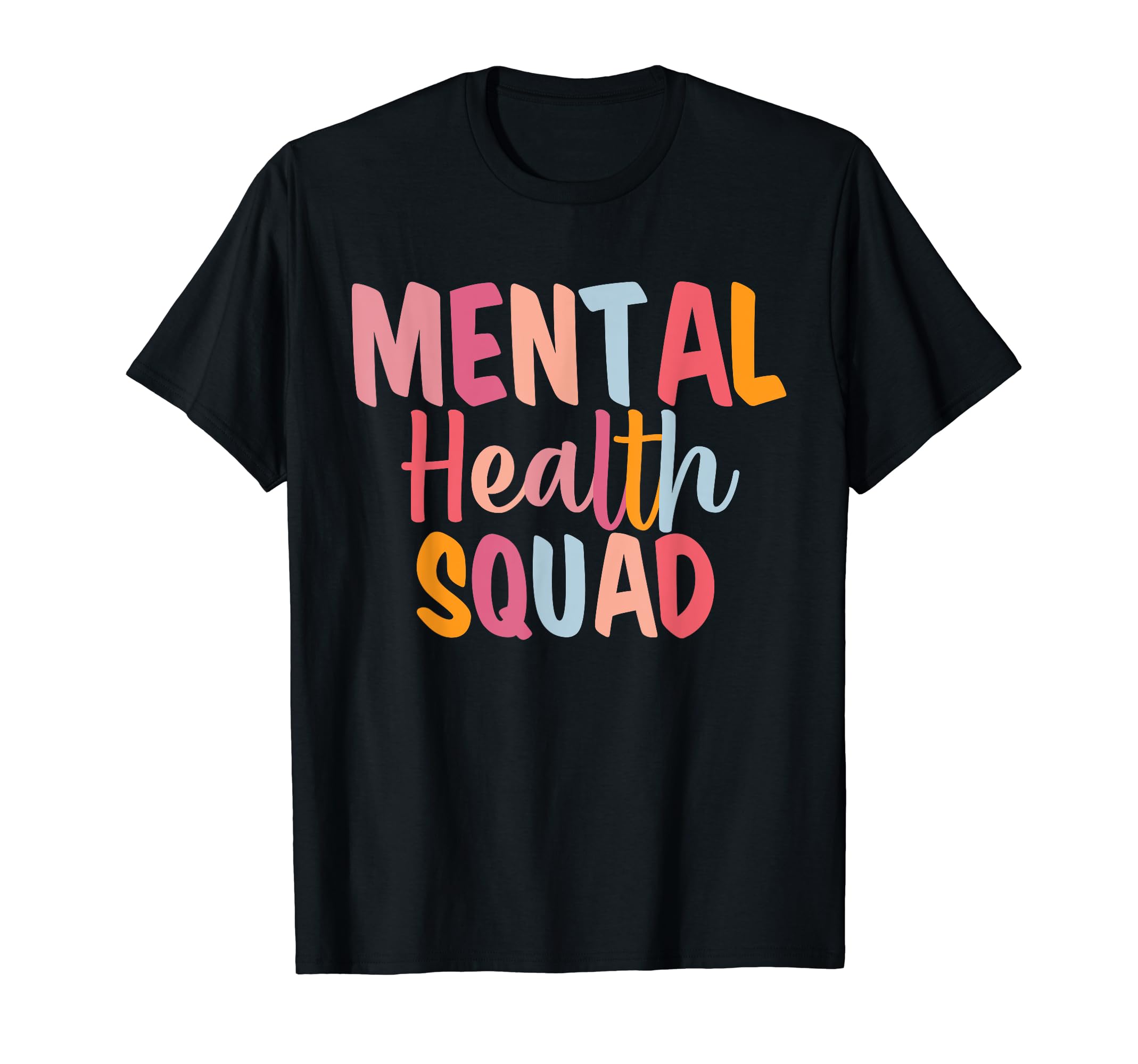 Mental Health Squad Brain Illness Mental T-Shirt - Trendy Graphic Unisex - T-Shirt, Sweatshirt, Hoodie