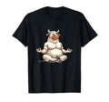 Meditation Bull Yoga Pose Relaxing Animal T-Shirt - Custom Art Print Unisex - T-Shirt, Sweatshirt, Hoodie