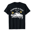 Camping Crew Dog Are My Therapy Outdoor T-Shirt - Trendy Graphic Unisex - T-Shirt, Sweatshirt, Hoodie
