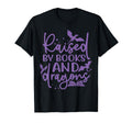 Raised Books And Dragons Fantasy Book T-Shirt - Novelty Apparel Men Women - T-Shirt, Sweatshirt, Hoodie