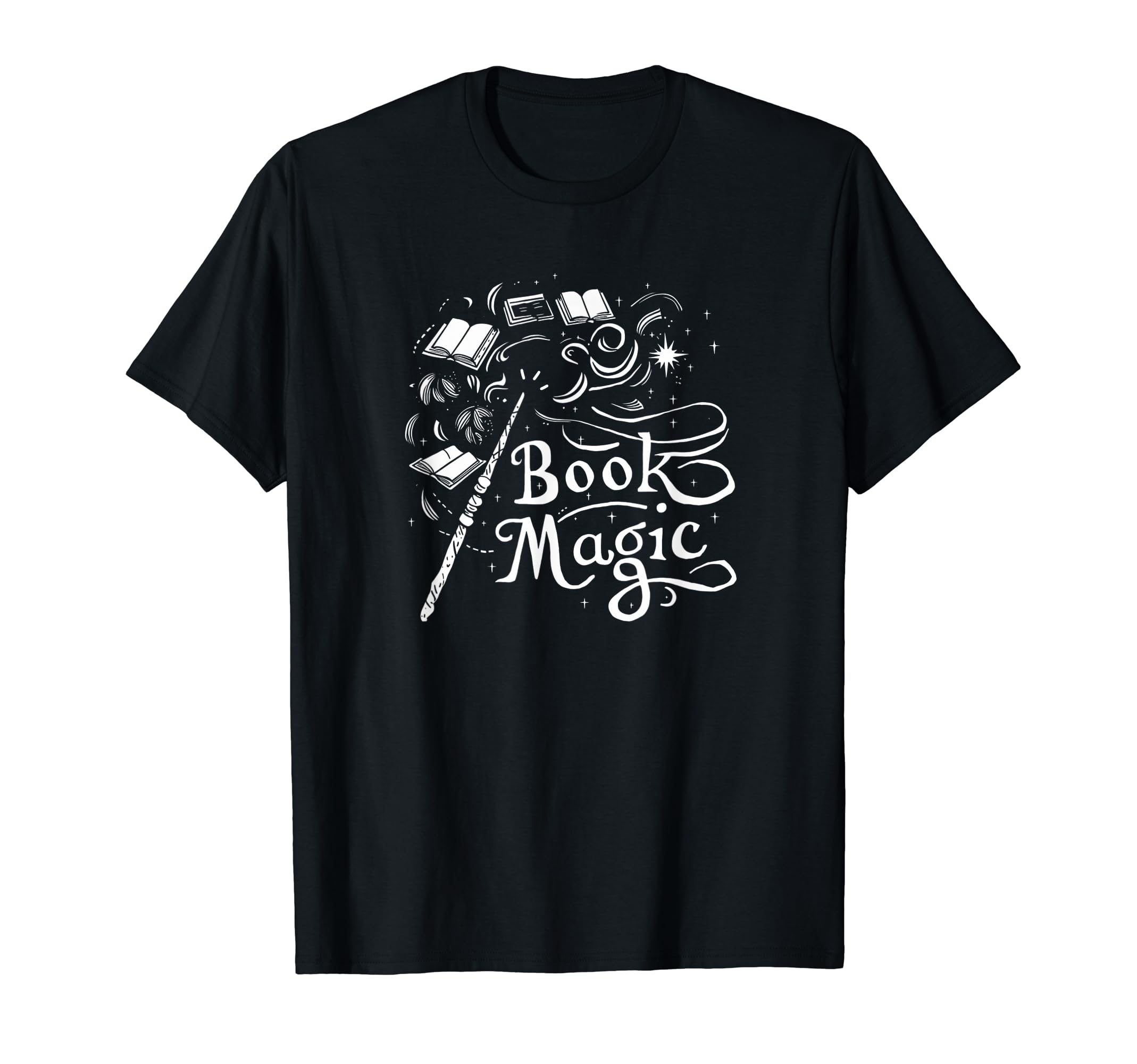 Book Magic Loves Reading Book Club Book T-Shirt - Trendy Graphic Men Women - T-Shirt, Sweatshirt, Hoodie