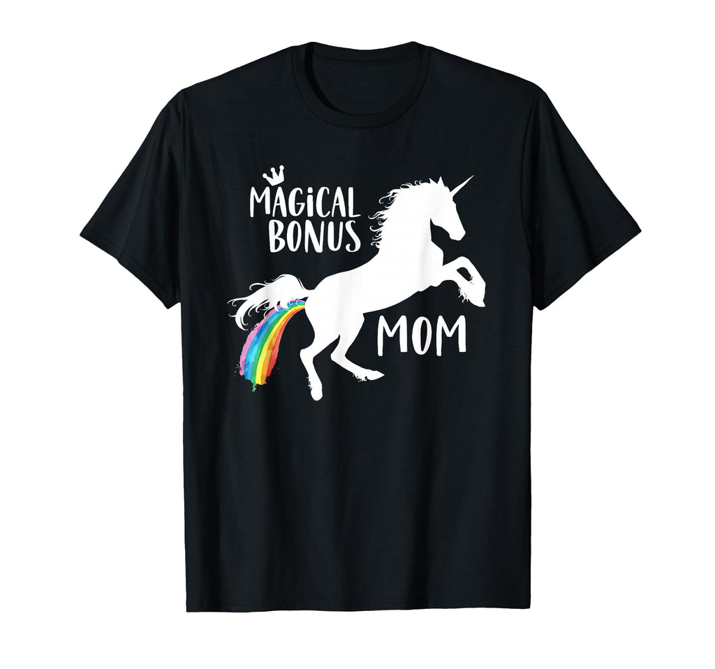 Magical Bonus Mom Unicorn Stepmother T-Shirt - Trendy Graphic Men Women - T-Shirt, Sweatshirt, Hoodie