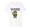 Hold Partner Im Overstimulated Cowboy T-Shirt - Minimalist Print Men Women - T-Shirt, Sweatshirt, Hoodie