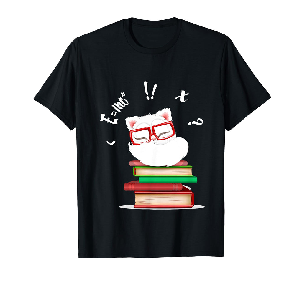 Cat Sleepin Books Bookworm Cat And T-Shirt - Custom Art Print for Adults - T-Shirt, Sweatshirt, Hoodie