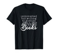 Introverted But Willing To Discuss Books T-Shirt - Novelty Apparel Unisex - T-Shirt, Sweatshirt, Hoodie