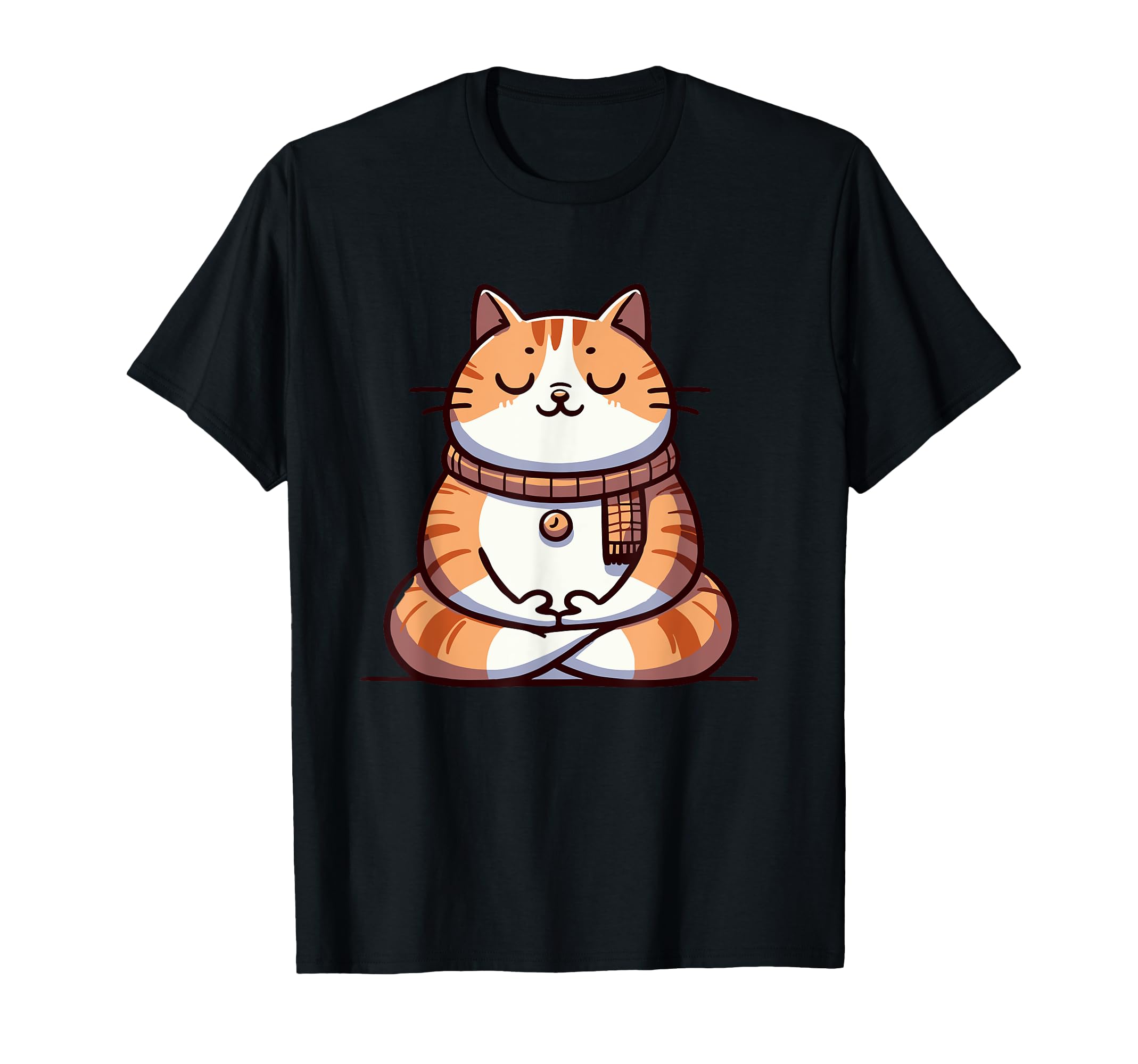 Meditation Cat Yoga Pose Relaxing Animal T-Shirt - Graphic Print Unisex - T-Shirt, Sweatshirt, Hoodie