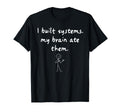 Funny Adhd Systems Sarcastic Brain T-Shirt - Custom Art Print for Adults - T-Shirt, Sweatshirt, Hoodie