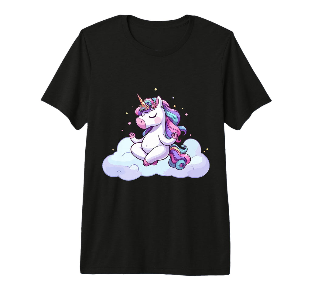Meditation Unicorn Yoga Pose Relaxing T-Shirt - Aesthetic Graphic Unisex - T-Shirt, Sweatshirt, Hoodie