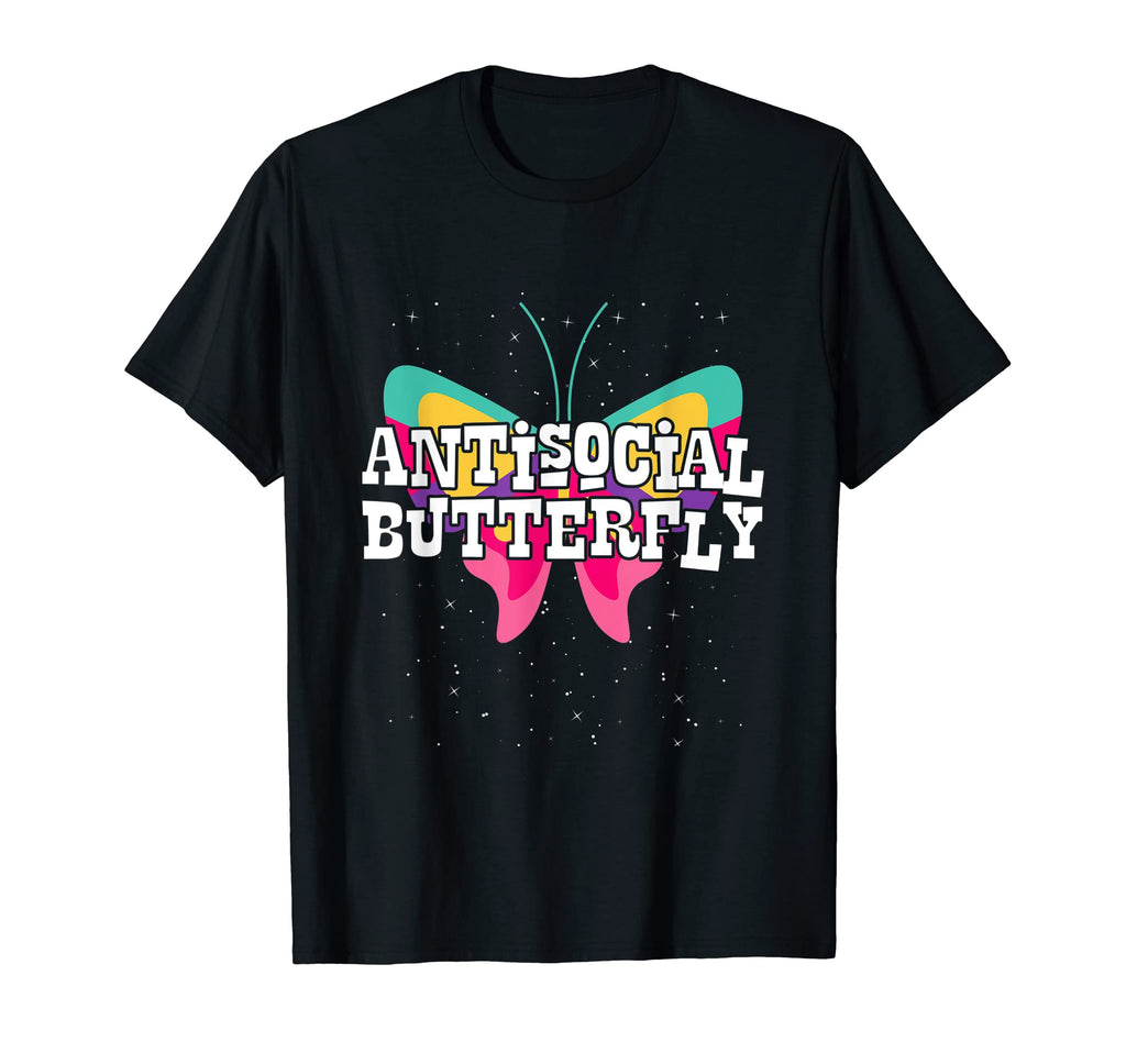 Antisocial Butterfly Gift Anti Social T-Shirt - Streetwear Style Unisex - T-Shirt, Sweatshirt, Hoodie