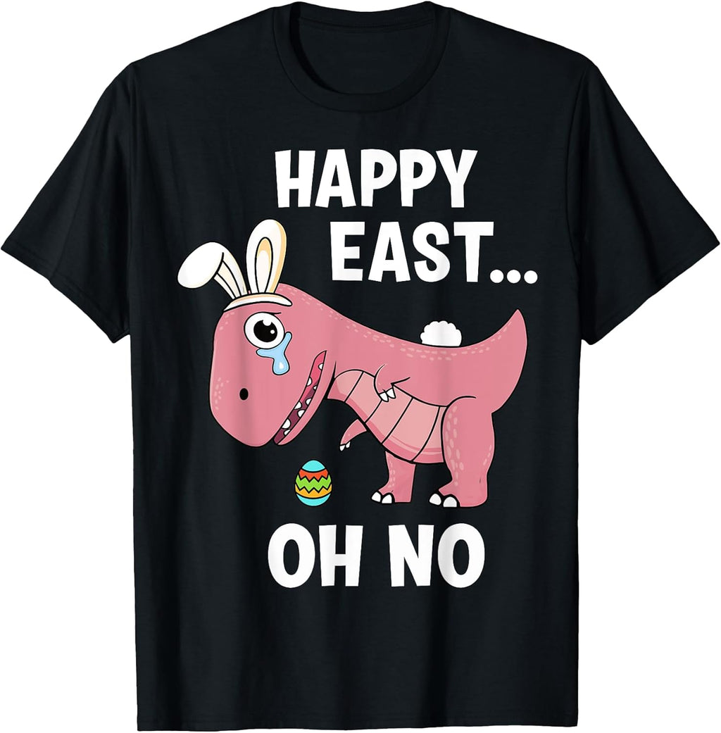 Happy easter funny dinosaur store Unisex T-shirt, Sweatshirt, Hoodie, Long Sleeve Tee - T-Shirt, Sweatshirt, Hoodie