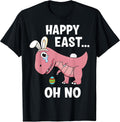 Happy easter funny dinosaur store Unisex T-shirt, Sweatshirt, Hoodie, Long Sleeve Tee - T-Shirt, Sweatshirt, Hoodie