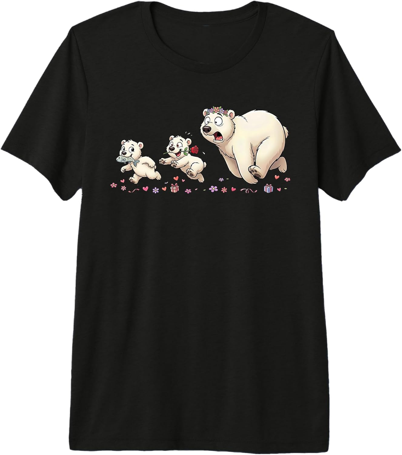 Polar Bear Lovers Mothers Day Costume Women Girl Unisex T-shirt, Sweatshirt, Hoodie, Long Sleeve Tee - T-Shirt, Sweatshirt, Hoodie