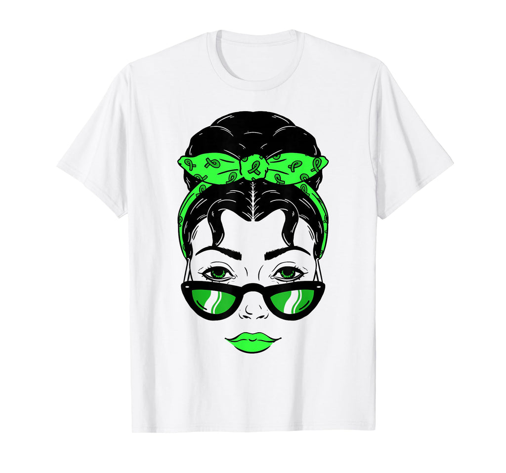 Mental Health Warrior Messy Bun T-Shirt - Casual Everyday Wear Unisex - T-Shirt, Sweatshirt, Hoodie