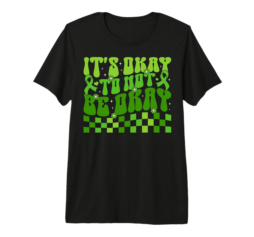 Its Okay To Not Be Okay Tri Blend T-Shirt - Trendy Graphic for Adults - T-Shirt, Sweatshirt, Hoodie