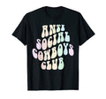 Funny Anti Social Cowboys Club T-Shirt - Trendy Graphic Men Women - T-Shirt, Sweatshirt, Hoodie