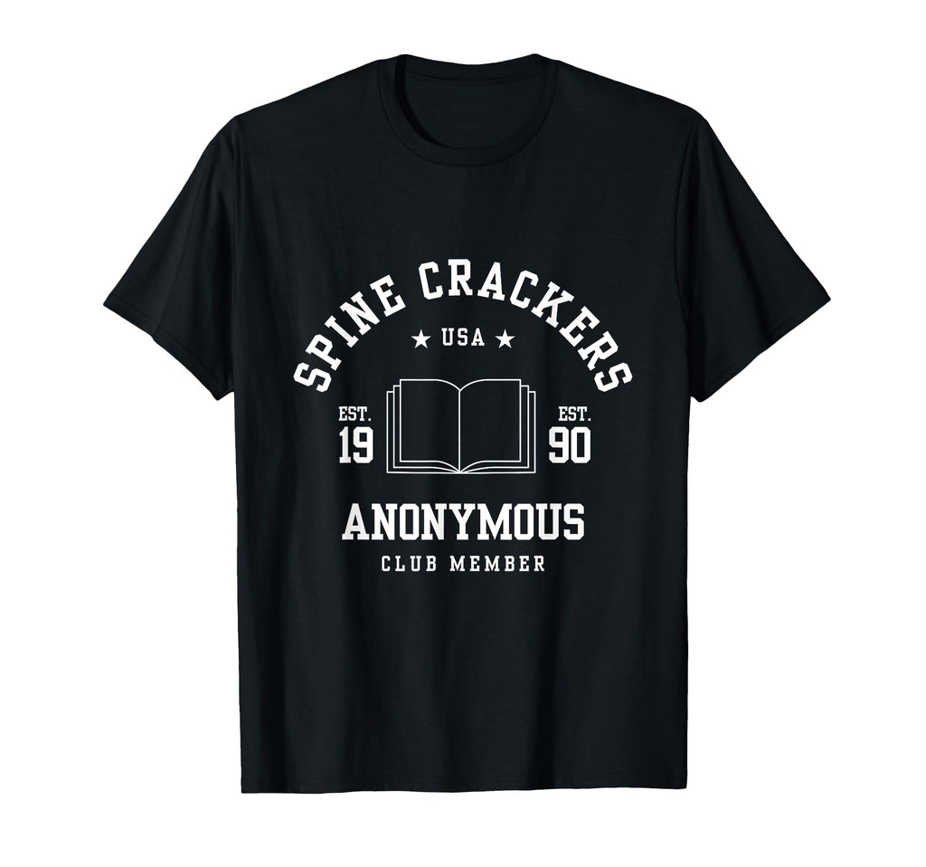 Funny Book Spine Crackers Anonymous Member T-Shirt - Unique Graphic Unisex - T-Shirt, Sweatshirt, Hoodie