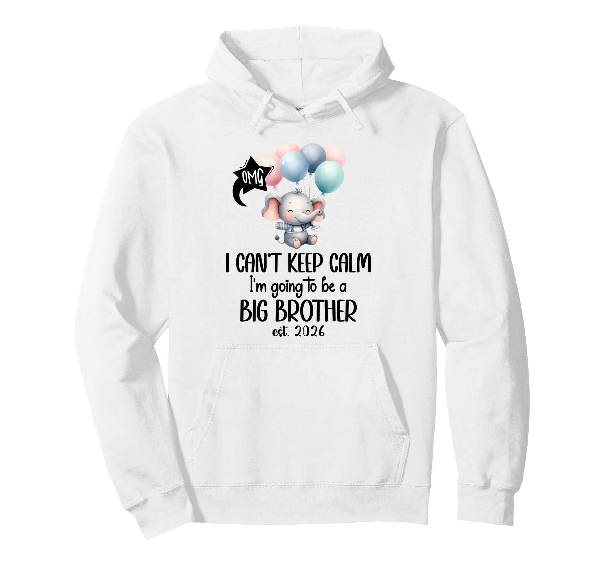 I Cant Keep Calm Im Going To Be Big Hoodie - Minimalist Print Unisex - T-Shirt, Sweatshirt, Hoodie