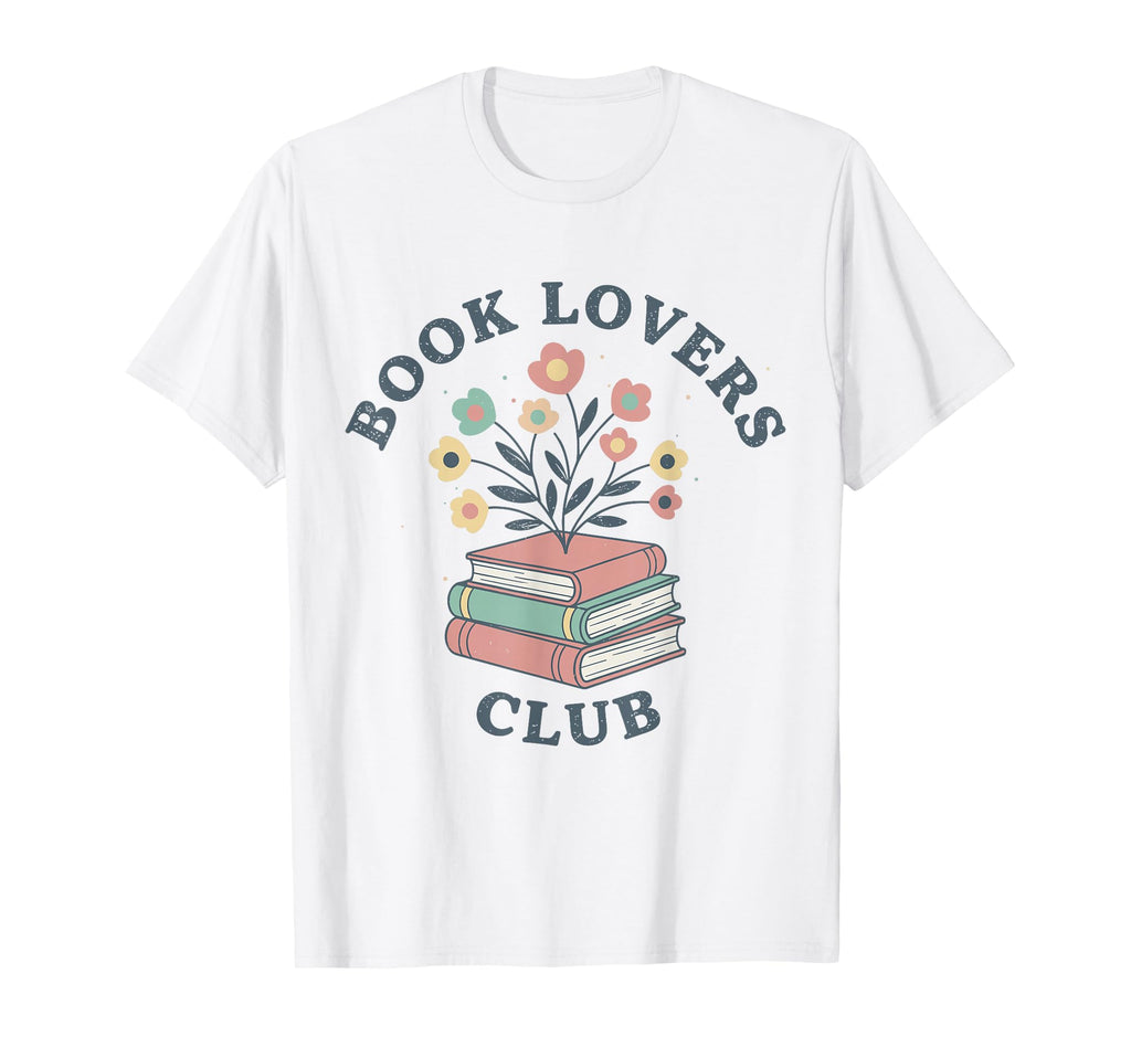 Book Lovers Bookworm Reading Flower Books T-Shirt - Trendy Graphic Unisex - T-Shirt, Sweatshirt, Hoodie
