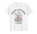 Book Lovers Bookworm Reading Flower Books T-Shirt - Trendy Graphic Unisex - T-Shirt, Sweatshirt, Hoodie