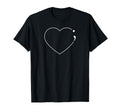 Heart Semicolon Mental Health T-Shirt - Minimalist Print for Adults - T-Shirt, Sweatshirt, Hoodie