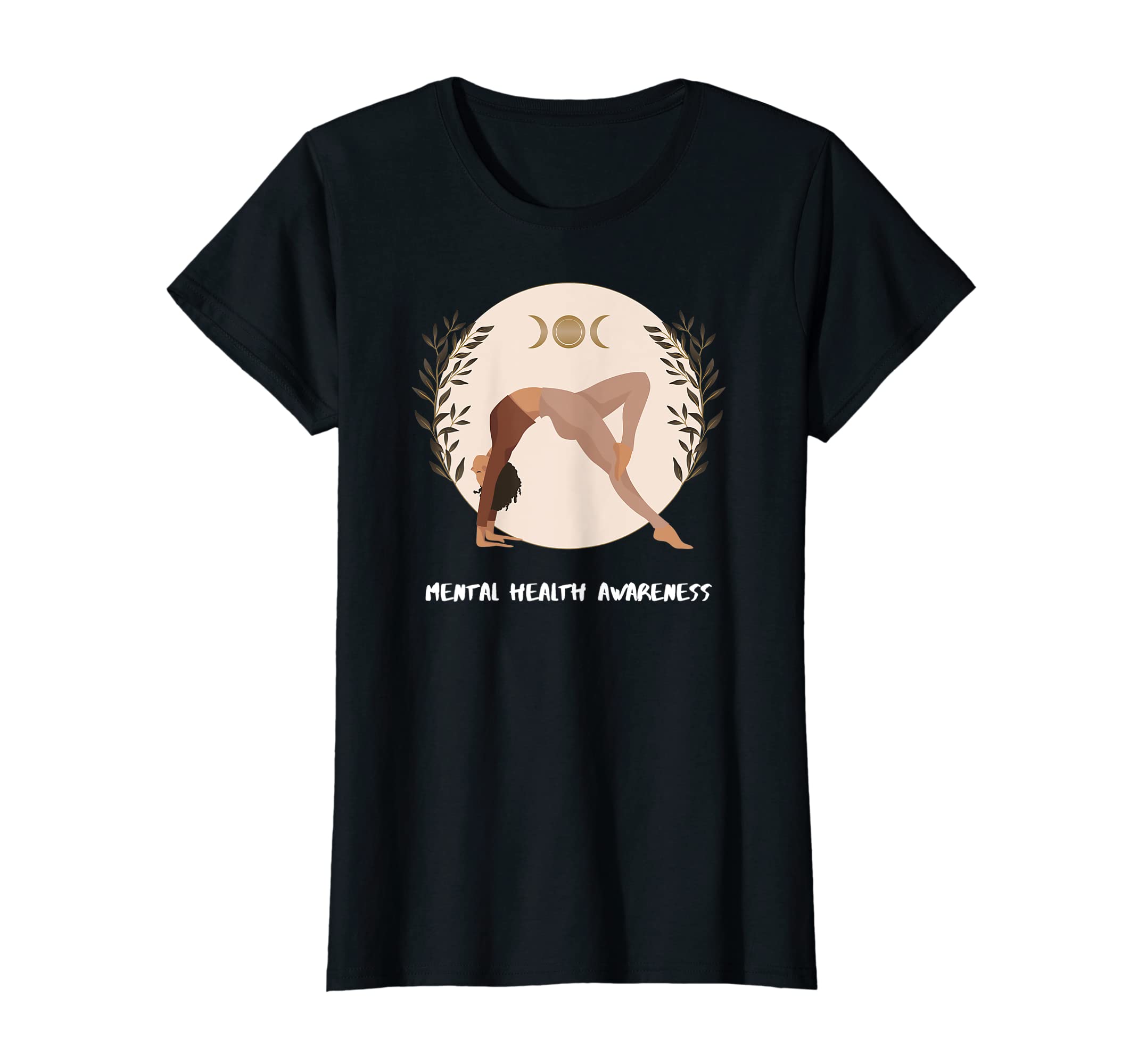 Womens Yoga Mental Health Awareness T-Shirt - Minimalist Print for Adults - T-Shirt, Sweatshirt, Hoodie