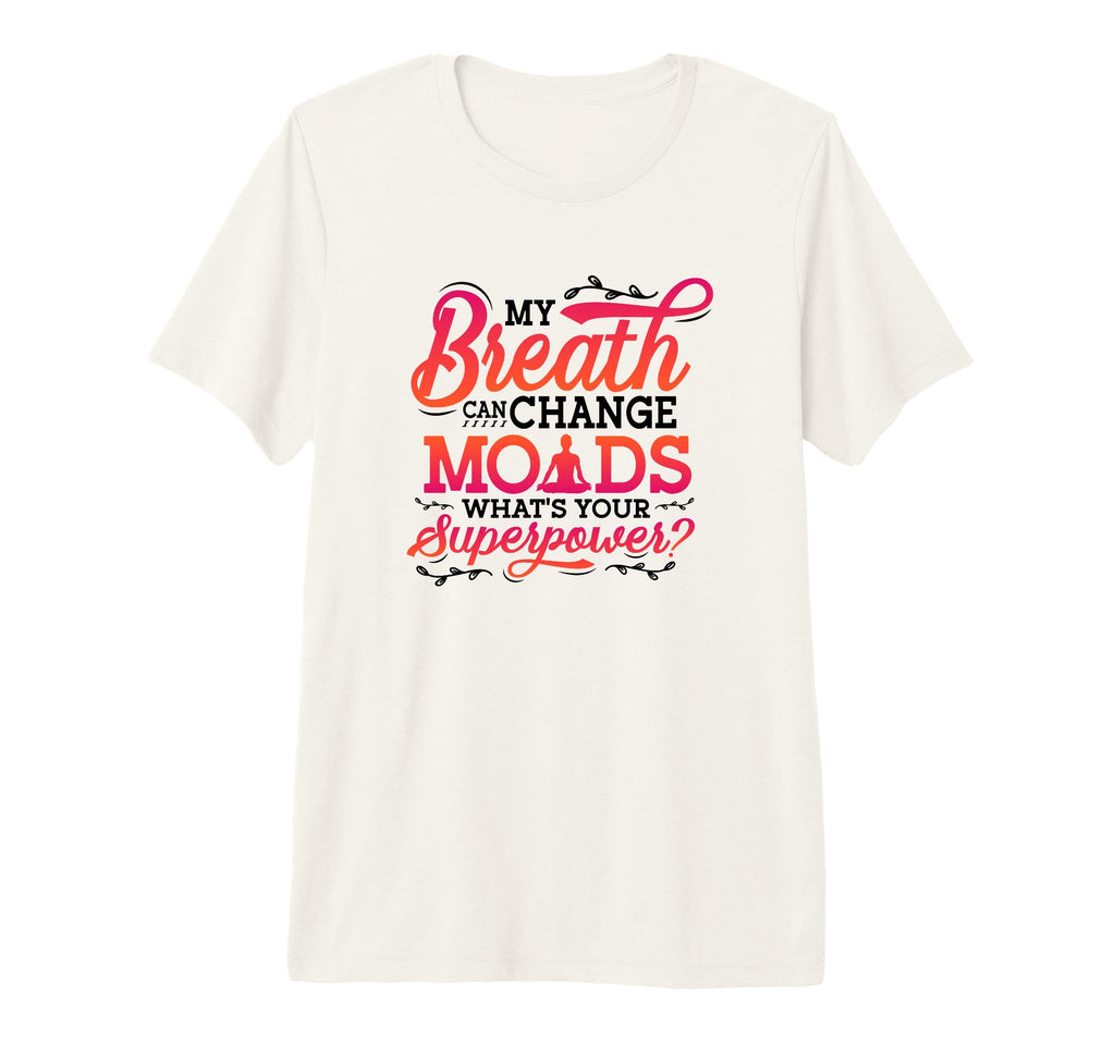Funny Yoga Meditation Breathwork Tri T-Shirt - Minimalist Print Unisex - T-Shirt, Sweatshirt, Hoodie