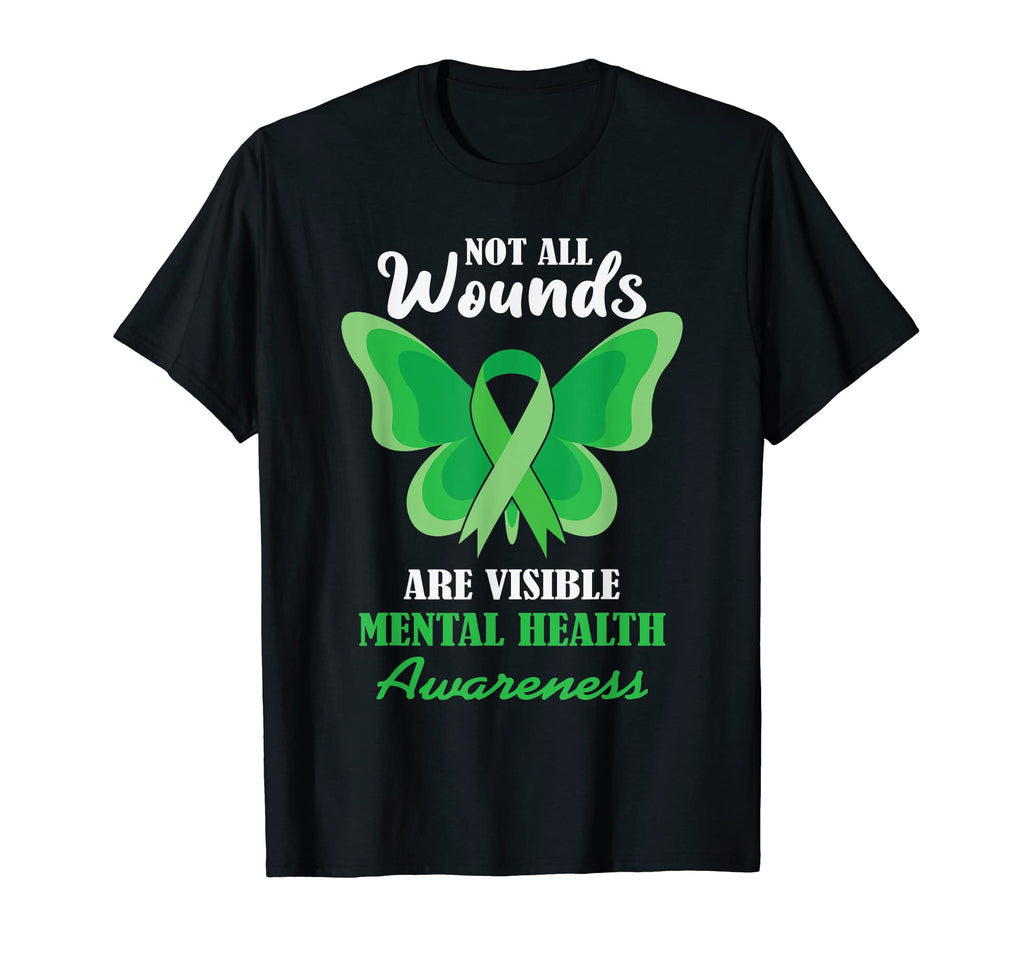 Not All Wounds Are Visible Mental T-Shirt - Trendy Graphic Men Women - T-Shirt, Sweatshirt, Hoodie