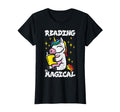 Unicorn Reading Magical Book Lover T-Shirt - Aesthetic Graphic Men Women - T-Shirt, Sweatshirt, Hoodie