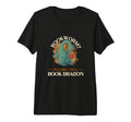 Bookworm Please Im Book Dragon Tri Blend T-Shirt - Unique Graphic Unisex - T-Shirt, Sweatshirt, Hoodie