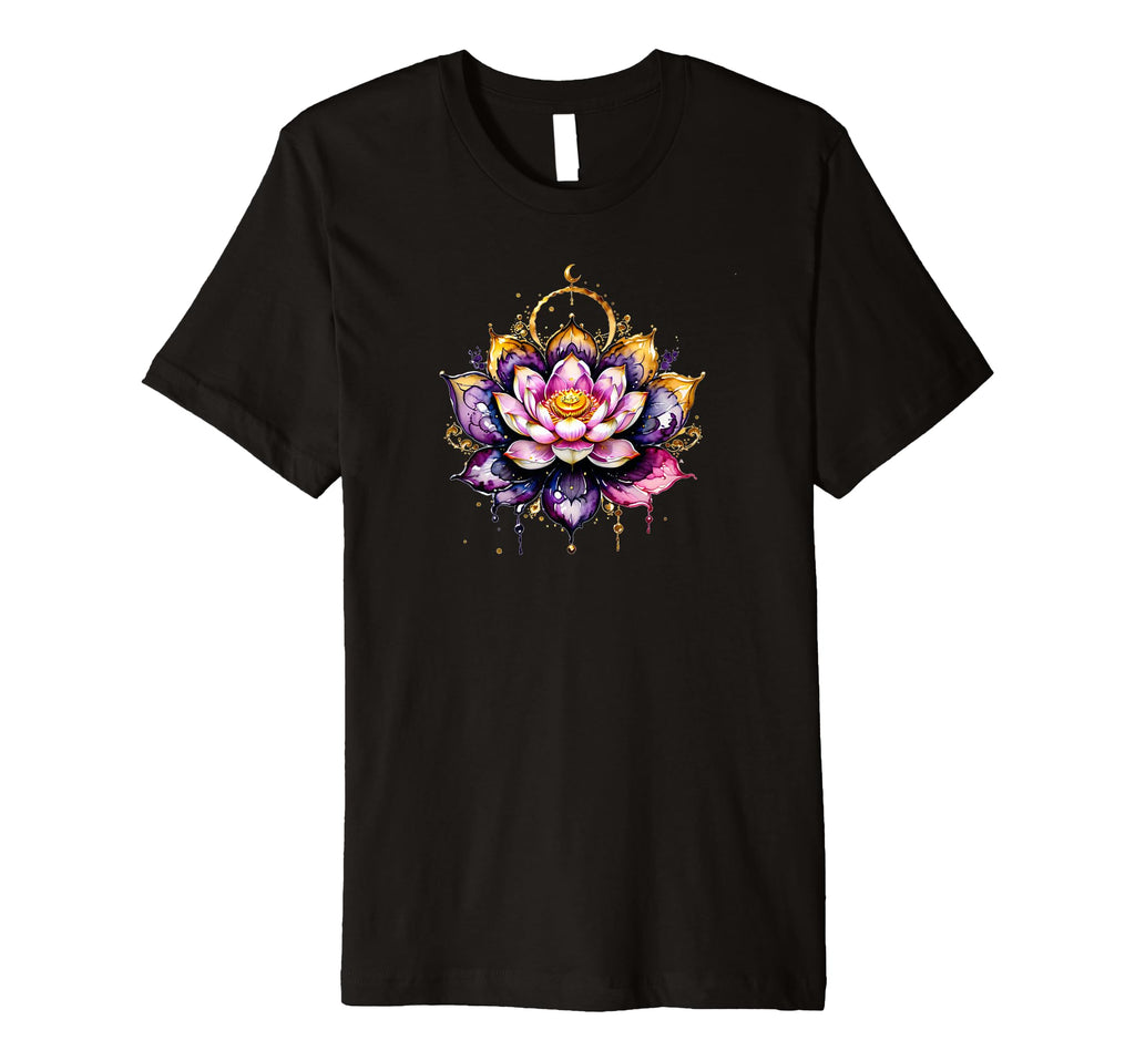 Lotus Flower Yoga Meditation Spiritual T-Shirt - Novelty Apparel Men Women - T-Shirt, Sweatshirt, Hoodie