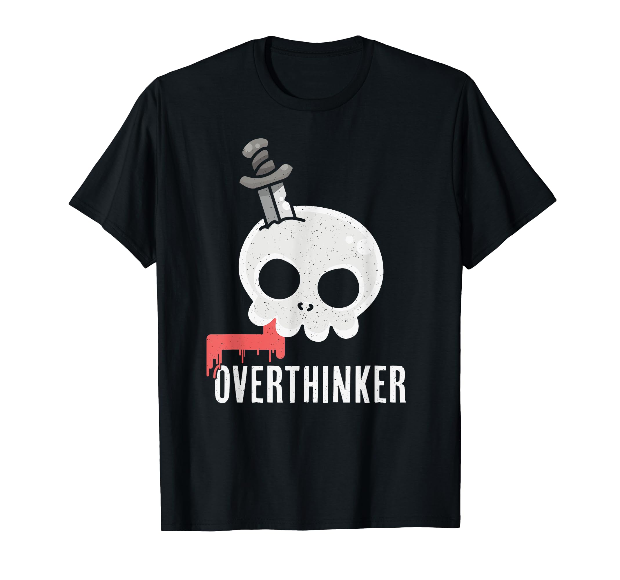 Overthinker Chaos Head T-Shirt - Streetwear Style Unisex - T-Shirt, Sweatshirt, Hoodie