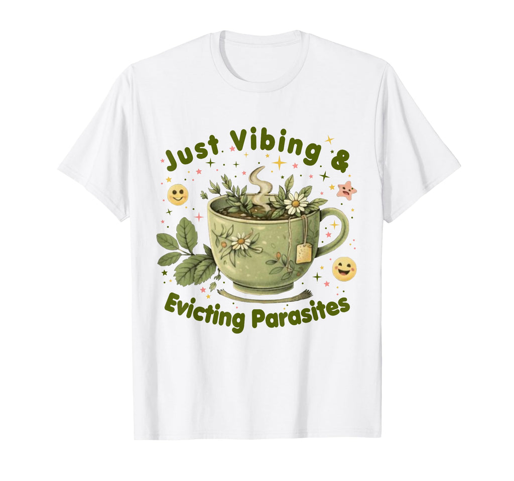Funny Wellness Vibes Aesthetic Tea Lover T-Shirt - Trendy Graphic Unisex - T-Shirt, Sweatshirt, Hoodie