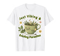Funny Wellness Vibes Aesthetic Tea Lover T-Shirt - Trendy Graphic Unisex - T-Shirt, Sweatshirt, Hoodie