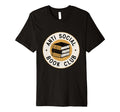Anti Social Book Club Funny Introvert T-Shirt - Custom Art Print Unisex - T-Shirt, Sweatshirt, Hoodie
