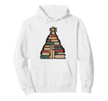 Snowy Book Tree Readers And Librarians Hoodie - Custom Art Print Unisex - T-Shirt, Sweatshirt, Hoodie