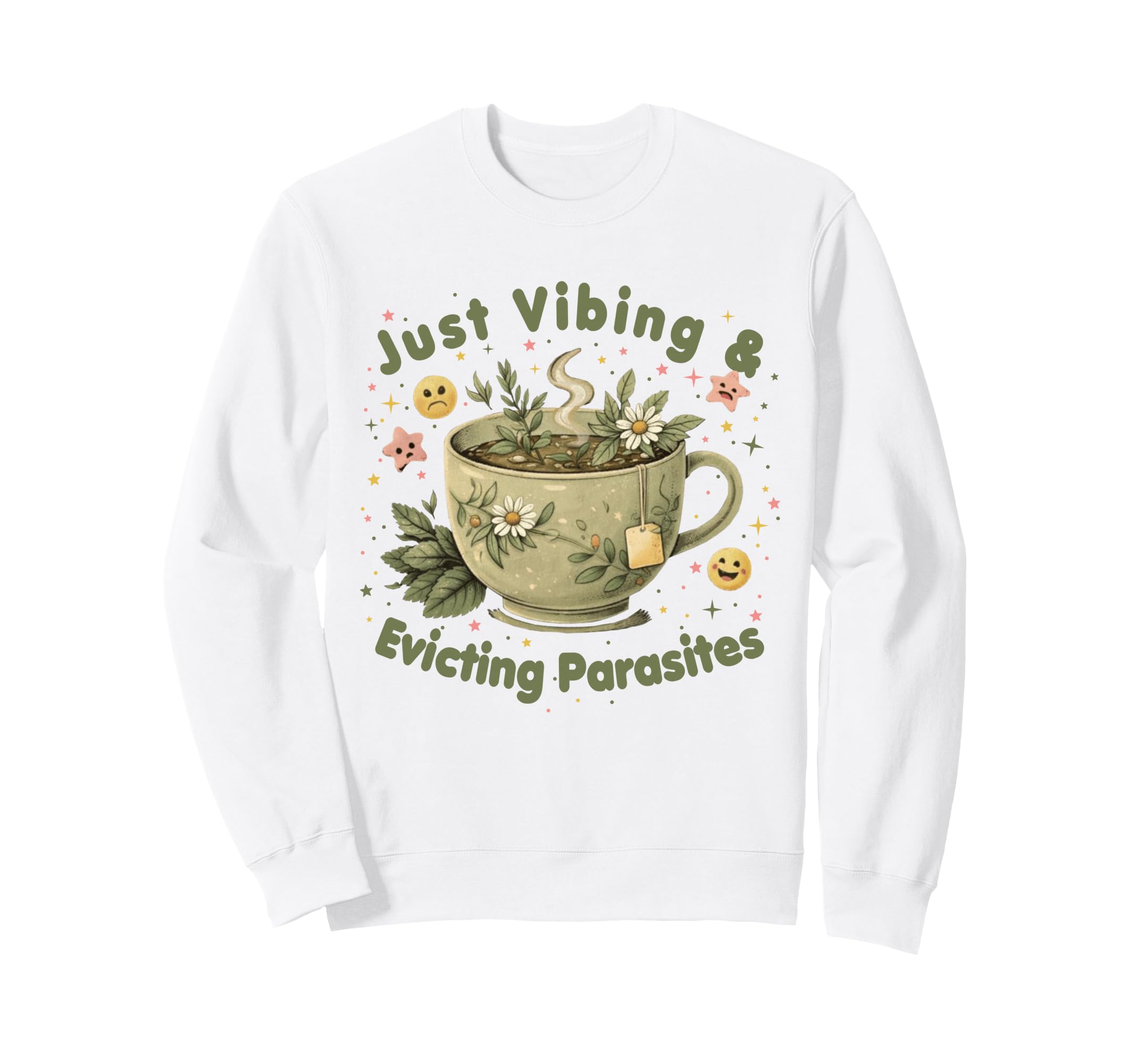 Funny Wellness Vibes Aesthetic Sweatshirt - Streetwear Style for Adults - T-Shirt, Sweatshirt, Hoodie